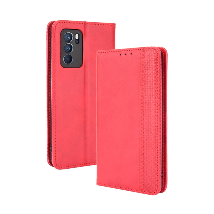 Magnetic Buckle Retro Crazy Horse Texture Horizontal Flip Leather Case with Holder & Card Slots & Photo Frame, For Motorola Moto G Stylus 5G 2021, For OPPO Reno6 5G, For OPPO Reno6 Pro 5G, For OPPO Reno6 Pro+ 5G, For vivo X60 Pro / X60 5G Curved Surfac...
