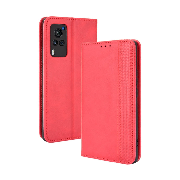 Magnetic Buckle Retro Crazy Horse Texture Horizontal Flip Leather Case with Holder & Card Slots & Photo Frame, For Motorola Moto G Stylus 5G 2021, For OPPO Reno6 5G, For OPPO Reno6 Pro 5G, For OPPO Reno6 Pro+ 5G, For vivo X60 Pro / X60 5G Curved Surfac...