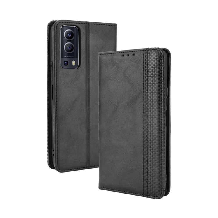 Magnetic Buckle Retro Crazy Horse Texture Horizontal Flip Leather Case with Holder & Card Slots & Photo Frame, For Motorola Moto G Stylus 5G 2021, For OPPO Reno6 5G, For OPPO Reno6 Pro 5G, For OPPO Reno6 Pro+ 5G, For vivo X60 Pro / X60 5G Curved Surfac...