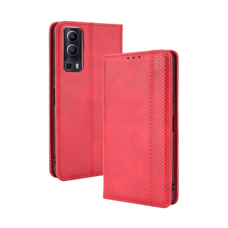 Magnetic Buckle Retro Crazy Horse Texture Horizontal Flip Leather Case with Holder & Card Slots & Photo Frame, For Motorola Moto G Stylus 5G 2021, For OPPO Reno6 5G, For OPPO Reno6 Pro 5G, For OPPO Reno6 Pro+ 5G, For vivo X60 Pro / X60 5G Curved Surfac...