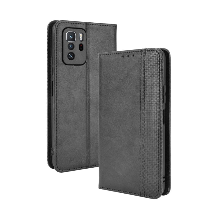 Magnetic Buckle Retro Crazy Horse Texture Horizontal Flip Leather Case with Holder & Card Slots & Photo Frame, For Motorola Moto G Stylus 5G 2021, For OPPO Reno6 5G, For OPPO Reno6 Pro 5G, For OPPO Reno6 Pro+ 5G, For vivo X60 Pro / X60 5G Curved Surfac...