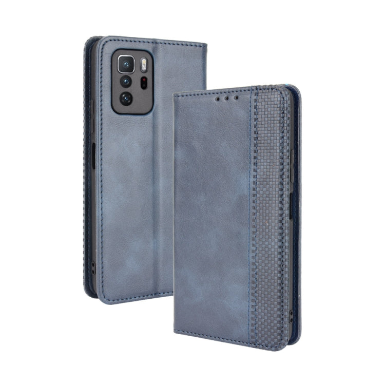 Magnetic Buckle Retro Crazy Horse Texture Horizontal Flip Leather Case with Holder & Card Slots & Photo Frame, For Motorola Moto G Stylus 5G 2021, For OPPO Reno6 5G, For OPPO Reno6 Pro 5G, For OPPO Reno6 Pro+ 5G, For vivo X60 Pro / X60 5G Curved Surfac...