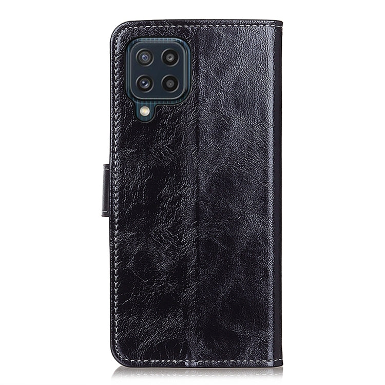 Retro Crazy Horse Texture Horizontal Flip Leather Case with Holder & Card Slots & Photo Frame & Wallet, For Samsung Galaxy M32