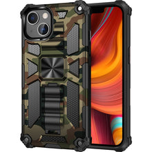 Load image into Gallery viewer, Camouflage Armor Shockproof TPU + PC Magnetic Protective Case with Holder, For iPhone 13 Pro, For iPhone 13 Pro Max, For iPhone 13