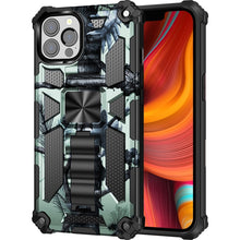 Load image into Gallery viewer, Camouflage Armor Shockproof TPU + PC Magnetic Protective Case with Holder, For iPhone 13 Pro, For iPhone 13 Pro Max, For iPhone 13