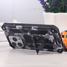 Load image into Gallery viewer, Camouflage Armor Shockproof TPU + PC Magnetic Protective Case with Holder, For iPhone 13 Pro, For iPhone 13 Pro Max, For iPhone 13