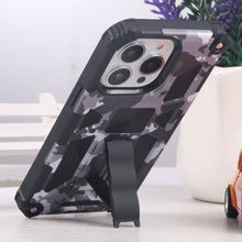 Load image into Gallery viewer, Camouflage Armor Shockproof TPU + PC Magnetic Protective Case with Holder, For iPhone 13 Pro, For iPhone 13 Pro Max, For iPhone 13