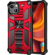 Load image into Gallery viewer, Armor Shockproof TPU + PC Magnetic Protective Case with Holder, For iPhone 13 mini, For iPhone 13, For iPhone 13 Pro, For iPhone 13 Pro Max