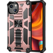 Load image into Gallery viewer, Armor Shockproof TPU + PC Magnetic Protective Case with Holder, For iPhone 13 mini, For iPhone 13, For iPhone 13 Pro, For iPhone 13 Pro Max