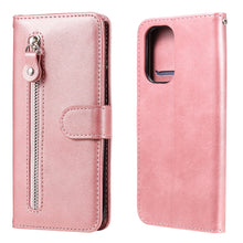 Load image into Gallery viewer, Fashion Calf Texture Zipper Horizontal Flip Leather Case with Holder &amp; Card Slots &amp; Wallet, For Xiaomi Redmi K40, For Xiaomi Redmi K40 Pro, For Xiaomi Redmi Note 10 5G / Poco M3 Pro 5G, For Xiaomi Mi 11 Ultra