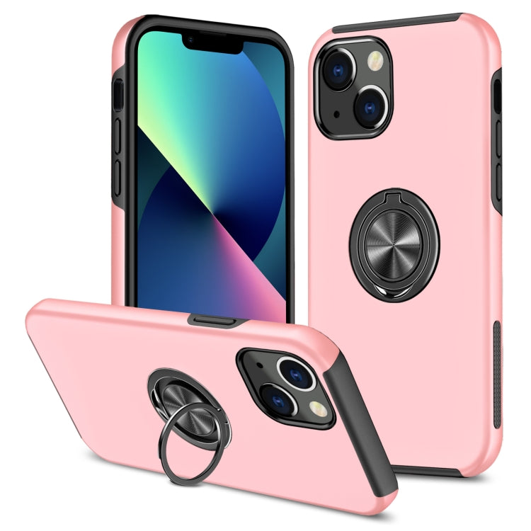 PC + TPU Shockproof Magnetic Protective Case with Invisible Ring Holder, For iPhone 13 mini, For iPhone 13, For iPhone 13 Pro, For iPhone 13 Pro Max