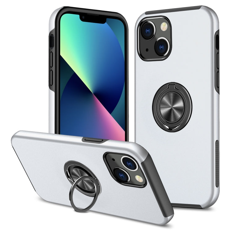 PC + TPU Shockproof Magnetic Protective Case with Invisible Ring Holder, For iPhone 13 mini, For iPhone 13, For iPhone 13 Pro, For iPhone 13 Pro Max