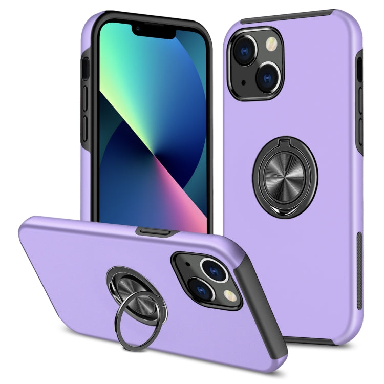 PC + TPU Shockproof Magnetic Protective Case with Invisible Ring Holder, For iPhone 13 mini, For iPhone 13, For iPhone 13 Pro, For iPhone 13 Pro Max