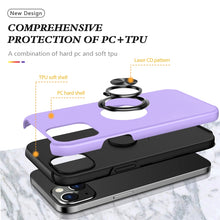 Load image into Gallery viewer, PC + TPU Shockproof Magnetic Protective Case with Invisible Ring Holder, For iPhone 13 mini, For iPhone 13, For iPhone 13 Pro, For iPhone 13 Pro Max