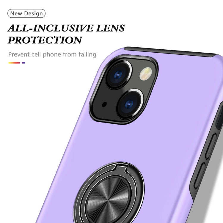 PC + TPU Shockproof Magnetic Protective Case with Invisible Ring Holder, For iPhone 13 mini, For iPhone 13, For iPhone 13 Pro, For iPhone 13 Pro Max