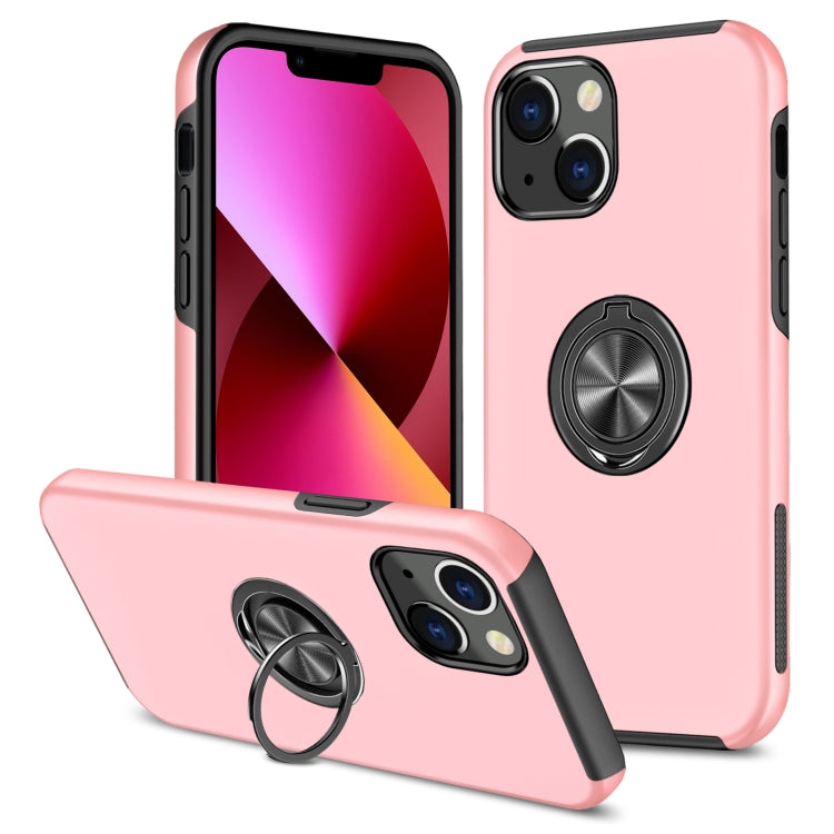 PC + TPU Shockproof Magnetic Protective Case with Invisible Ring Holder, For iPhone 13 mini, For iPhone 13, For iPhone 13 Pro, For iPhone 13 Pro Max