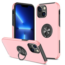 Load image into Gallery viewer, PC + TPU Shockproof Magnetic Protective Case with Invisible Ring Holder, For iPhone 13 mini, For iPhone 13, For iPhone 13 Pro, For iPhone 13 Pro Max