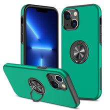 Load image into Gallery viewer, PC + TPU Shockproof Magnetic Protective Case with Invisible Ring Holder, For iPhone 13 mini, For iPhone 13, For iPhone 13 Pro, For iPhone 13 Pro Max