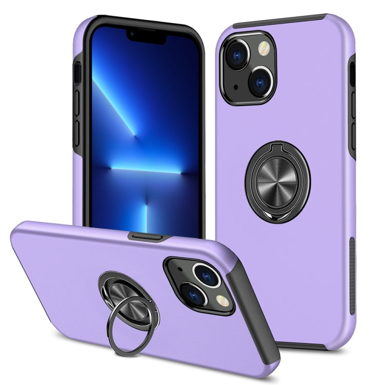 PC + TPU Shockproof Magnetic Protective Case with Invisible Ring Holder, For iPhone 13 mini, For iPhone 13, For iPhone 13 Pro, For iPhone 13 Pro Max