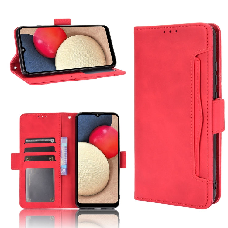 Skin Feel Calf Pattern Horizontal Flip Leather Case with Holder & Card Slots & Photo Frame, For Xiaomi Redmi Note 10 Pro 5G / Poco X3 GT, For Samsung Galaxy A03s 166mm Version, For Samsung Galaxy M32, For OnePlus Nord CE 5G, For OnePlus Nord N200 5G   ...