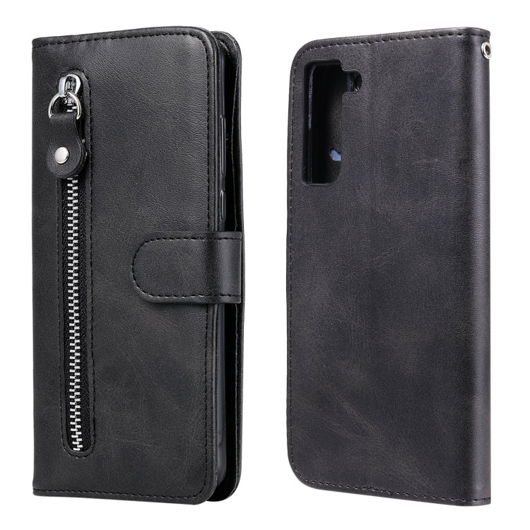 Fashion Calf Texture Zipper Horizontal Flip Leather Case with Holder & Card Slots & Wallet, For Samsung Galaxy A22 4G, For Samsung Galaxy S21 FE, For Samsung Galaxy A22 5G, For Samsung Galaxy A82 5G