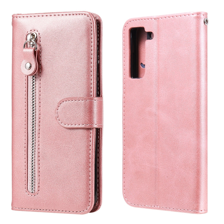 Fashion Calf Texture Zipper Horizontal Flip Leather Case with Holder & Card Slots & Wallet, For Samsung Galaxy A22 4G, For Samsung Galaxy S21 FE, For Samsung Galaxy A22 5G, For Samsung Galaxy A82 5G