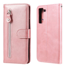 Load image into Gallery viewer, Fashion Calf Texture Zipper Horizontal Flip Leather Case with Holder &amp; Card Slots &amp; Wallet, For Samsung Galaxy A22 4G, For Samsung Galaxy S21 FE, For Samsung Galaxy A22 5G, For Samsung Galaxy A82 5G