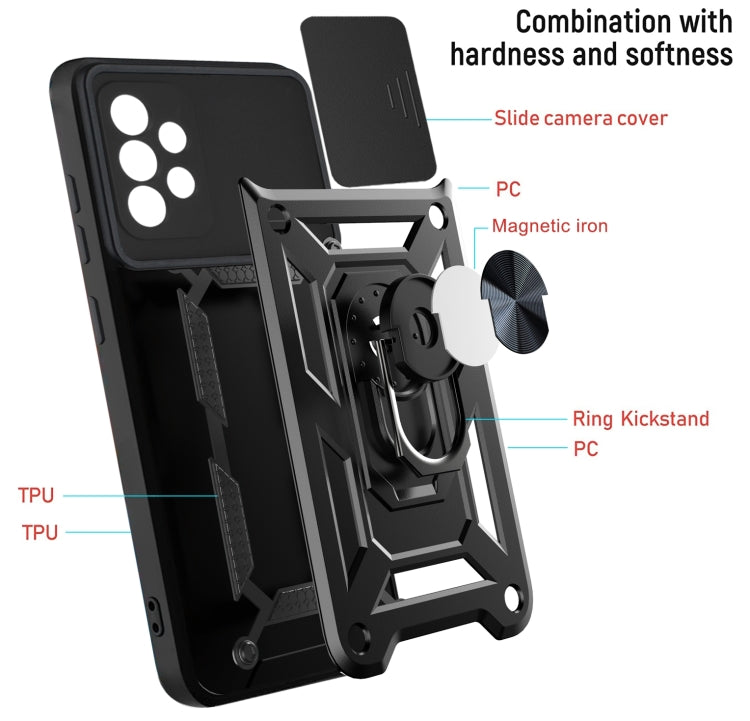 Sliding Camera Cover Design TPU+PC Protective Case, For Samsung Galaxy A52, For OPPO A93, For OPPO A94, For Xiaomi Poco X3, For Xiaomi Redmi Note 10, For Samsung Galaxy Note20 Ultra 5G, For Motorola Moto G100