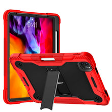 Load image into Gallery viewer, Silicone + PC Shockproof Protective Case with Holder, For iPad 10.2 2021 / 2020 / 2019, For iPad Pro 11 inch 2020, For iPad mini (2019) / mini 4, For iPad 9.7 inch (2017/2018)
