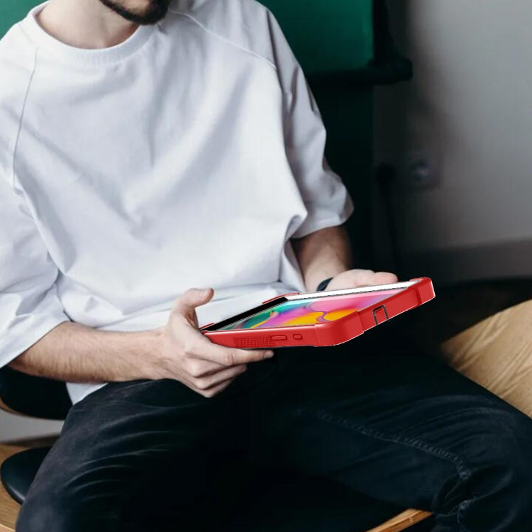 Silicone + PC Shockproof Protective Case with Holder, For Samsung Galaxy Tab A 8.0 2019, For Samsung Galaxy Tab A 8.4(2020), For Samsung Galaxy Tab A7 Lite T225/T220, For Samsung Galaxy Tab S6 Lite, For Samsung Galaxy Tab S7 FE                         ...