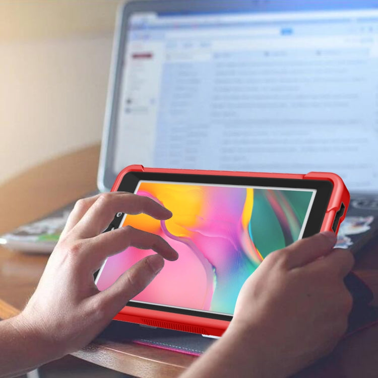 Silicone + PC Shockproof Protective Case with Holder, For Samsung Galaxy Tab A 8.0 2019, For Samsung Galaxy Tab A 8.4(2020), For Samsung Galaxy Tab A7 Lite T225/T220, For Samsung Galaxy Tab S6 Lite, For Samsung Galaxy Tab S7 FE                         ...