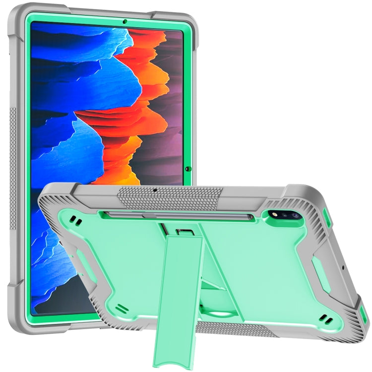 Silicone + PC Shockproof Protective Case with Holder, For Samsung Galaxy Tab A 8.0 2019, For Samsung Galaxy Tab A 8.4(2020), For Samsung Galaxy Tab A7 Lite T225/T220, For Samsung Galaxy Tab S6 Lite, For Samsung Galaxy Tab S7 FE                         ...