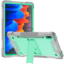 Load image into Gallery viewer, Silicone + PC Shockproof Protective Case with Holder, For Samsung Galaxy Tab A 8.0 2019, For Samsung Galaxy Tab A 8.4(2020), For Samsung Galaxy Tab A7 Lite T225/T220, For Samsung Galaxy Tab S6 Lite, For Samsung Galaxy Tab S7 FE                         ...