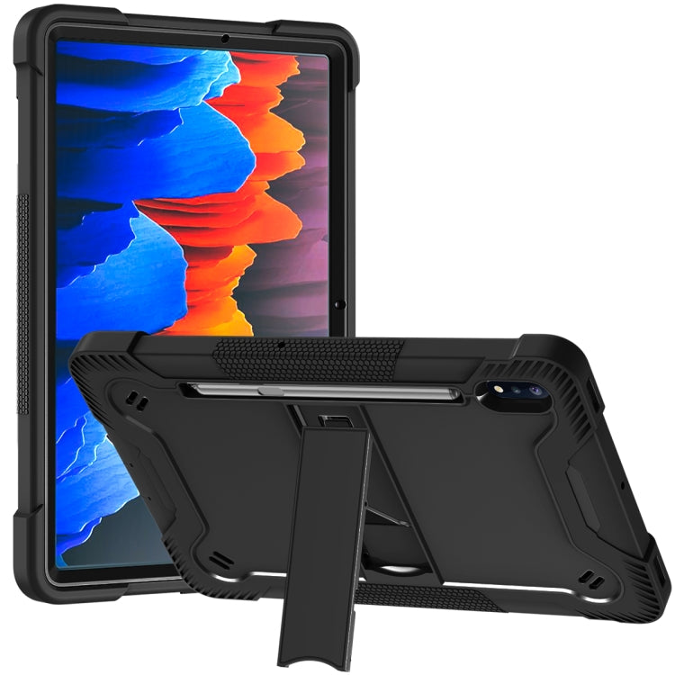 Silicone + PC Shockproof Protective Case with Holder, For Samsung Galaxy Tab A 8.0 2019, For Samsung Galaxy Tab A 8.4(2020), For Samsung Galaxy Tab A7 Lite T225/T220, For Samsung Galaxy Tab S6 Lite, For Samsung Galaxy Tab S7 FE                         ...