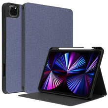 Load image into Gallery viewer, Cloth Texture TPU Horizontal Flip Leather Case with Pen Slot &amp; Holder, For iPad Pro 11 inch 2021 / 2020 / 2018