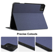 Load image into Gallery viewer, Cloth Texture TPU Horizontal Flip Leather Case with Pen Slot &amp; Holder, For iPad Pro 11 inch 2021 / 2020 / 2018