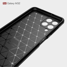 Load image into Gallery viewer, Brushed Texture Carbon Fiber TPU Case, For Samsung Galaxy M32 (india)