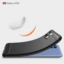 Load image into Gallery viewer, Brushed Texture Carbon Fiber TPU Case, For Samsung Galaxy M32 (india)