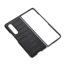 Load image into Gallery viewer, Crocodile Texture PU Shockproof Protective Case, For Samsung Galaxy Z Fold3 5G