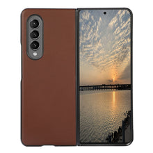 Load image into Gallery viewer, Lambskin Texture Shockproof Protective Leather Case, For Samsung Galaxy Z Fold3 5G