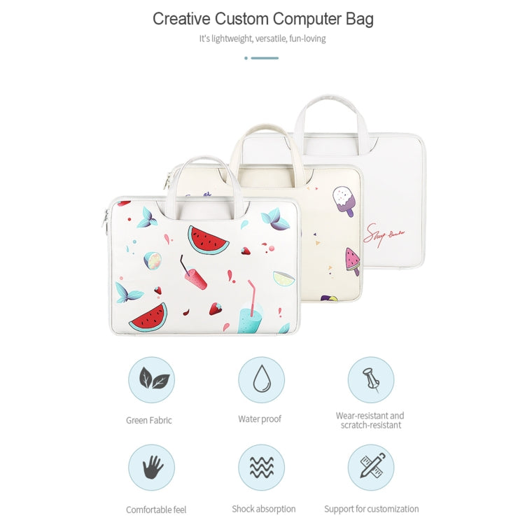 ST01KT Lightweight PU Printed Laptop Bag, 13.3 inch, 14.1-15.4 inch