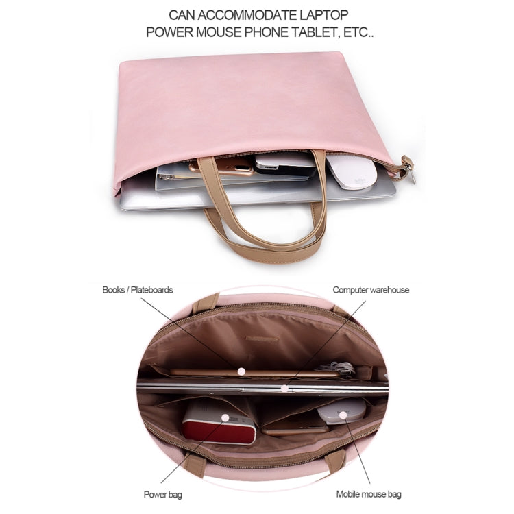 ST05SDZ Lightweight Notebook Laptop Bag with Detachable Shoulder Strap, 13.3 inch, 14.1-15.4 inch