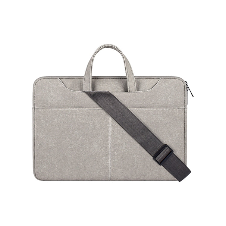 ST06SDJ Frosted PU Business Laptop Bag with Detachable Shoulder Strap, 13.3 inch, 14.1-15.4 inch, 15.6 inch