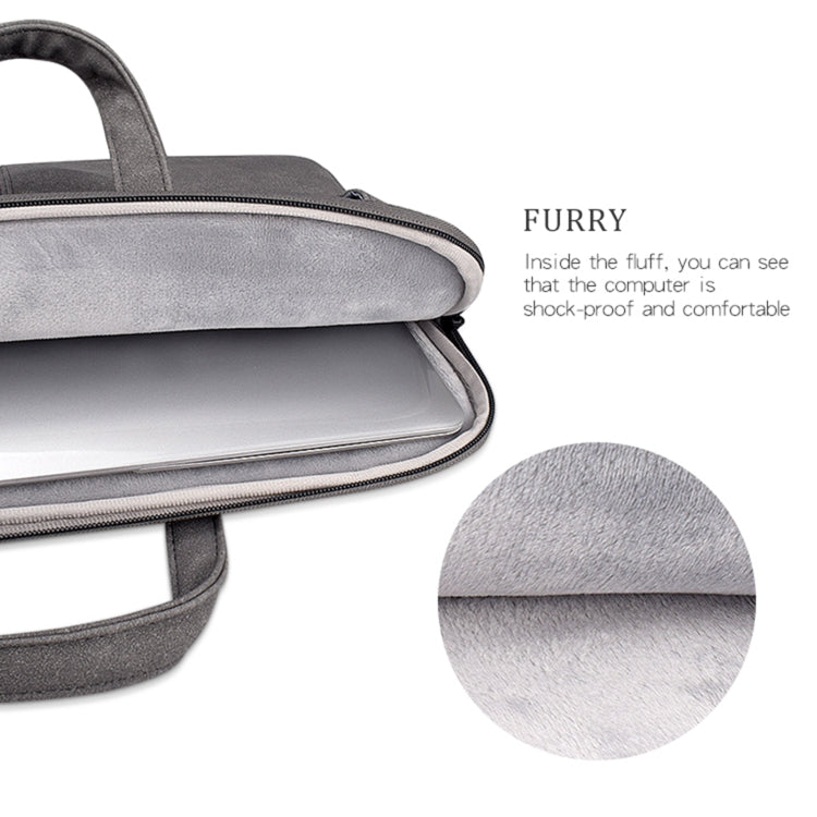 ST06SDJ Frosted PU Business Laptop Bag with Detachable Shoulder Strap, 13.3 inch, 14.1-15.4 inch, 15.6 inch