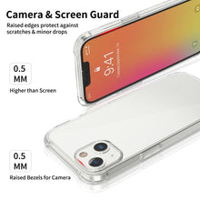 Load image into Gallery viewer, LESUDESIGN Rhino Shield Series TPU Anti-fall Transparent Phone Protective Case with Sound Conversion Design, For iPhone 13 mini, For iPhone 13, For iPhone 13 Pro, For iPhone 13 Pro Max
