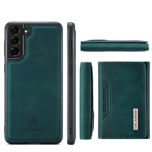 Load image into Gallery viewer, DG.MING M2 Series 3-Fold Multi Card Bag Back Cover Shockproof Case with Wallet &amp; Holder Function, For Samsung Galaxy S21, For Samsung Galaxy S21 FE, For Samsung Galaxy S21+