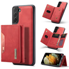 Load image into Gallery viewer, DG.MING M2 Series 3-Fold Multi Card Bag Back Cover Shockproof Case with Wallet &amp; Holder Function, For Samsung Galaxy S21, For Samsung Galaxy S21 FE, For Samsung Galaxy S21+