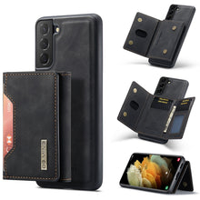 Load image into Gallery viewer, DG.MING M2 Series 3-Fold Multi Card Bag Back Cover Shockproof Case with Wallet &amp; Holder Function, For Samsung Galaxy S21, For Samsung Galaxy S21 FE, For Samsung Galaxy S21+
