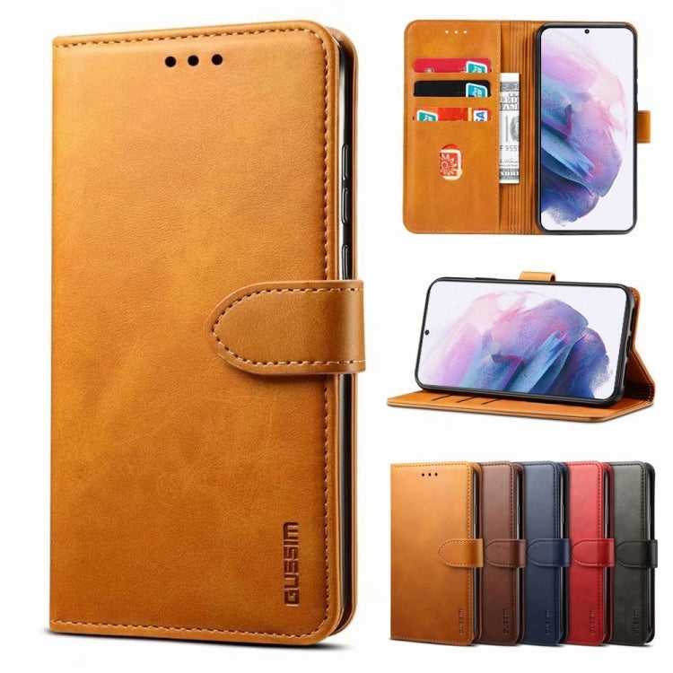 GUSSIM Business Style Horizontal Flip Leather Case with Holder & Card Slots & Wallet, For Samsung Galaxy A41, For Samsung Galaxy S21 5G, For Samsung Galaxy S21+ 5G, For Samsung Galaxy S21 Ultra 5G, For Samsung Galaxy S21 FE