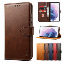 Load image into Gallery viewer, GUSSIM Business Style Horizontal Flip Leather Case with Holder &amp; Card Slots &amp; Wallet, For Samsung Galaxy A41, For Samsung Galaxy S21 5G, For Samsung Galaxy S21+ 5G, For Samsung Galaxy S21 Ultra 5G, For Samsung Galaxy S21 FE